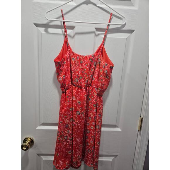 Anthropologie Everly Red Tie Front Strap Sleeveless Sundress Size S - Picture 3 of 7